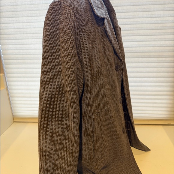 Calvin Klein Brown Herringbone Jacket Men’s size XL - Picture 5 of 6